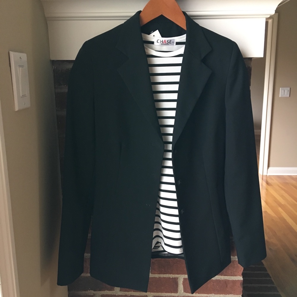 Black and White Striped Short Sleeve Top